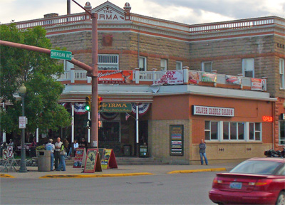 Silver Saddle Saloon at Irma Hotel, Cody