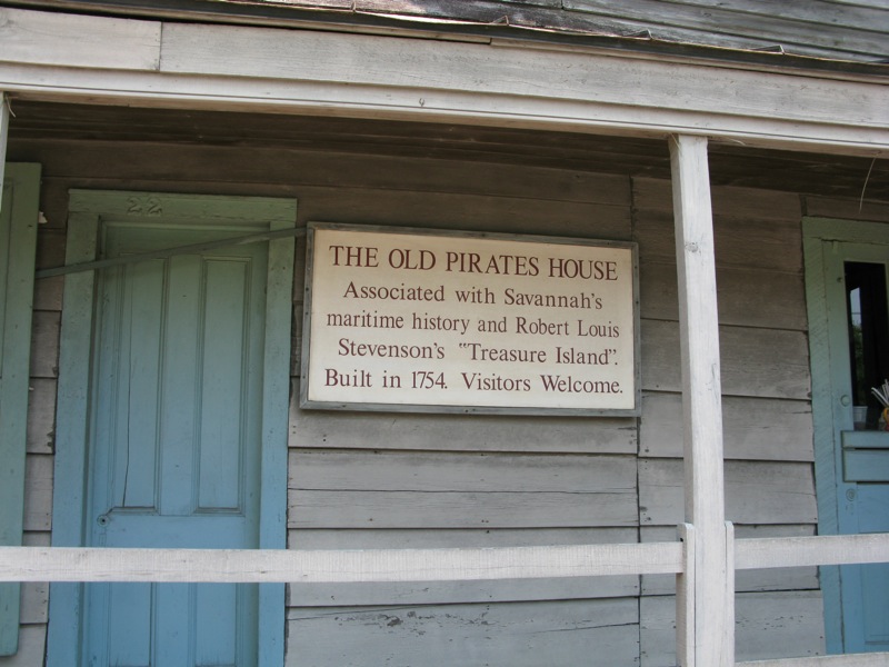 The Pirates' House, Savannah