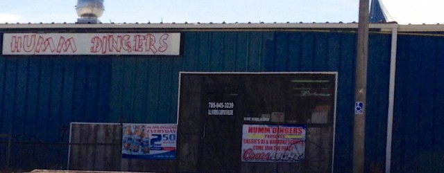 Humm-Dingers (Valley Falls, KS) Scooter’s 973rd bar, first visited in 2013. We didn’t expect to be the only people here when we arrived, but I guess all the bikers were still...