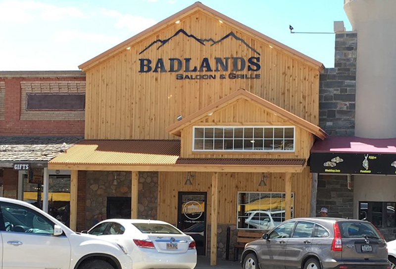 Badlands Saloon & Grille, Wall