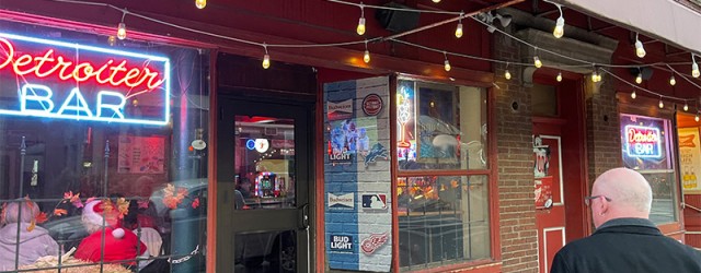 (Downtown, Detroit, MI) Scooter’s 1595th bar, first visited in 2022. We decided to make one more quick stop before checking to see if our companion back at the hotel had...