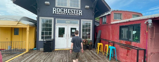 (Downtown, Parkville, MO) Scooter’s 1672nd bar, first visited in 2023. This second location of Rochester Brewing opened in an iconic downtown Parkville building that features seating in a vintage rail...