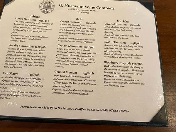 G. Husmann Wine Company, Hermann