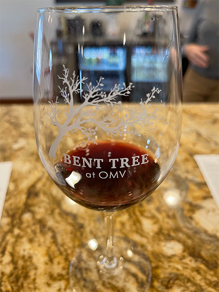 Bent Tree Tasting Room at Old Mill Vineyard, Metamora