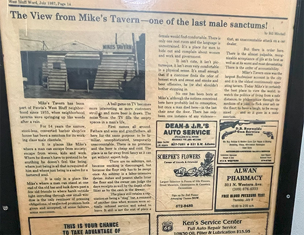 Mike's Tavern, West Peoria