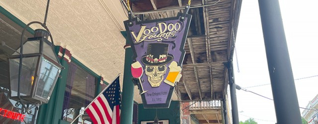 Voodoo Lounge (Downtown, Eureka Springs, AR) Scooter’s 1835th bar, first visited in 2025. This is the other bar in the New Orleans Hotel, at street level and tucked away in the back...
