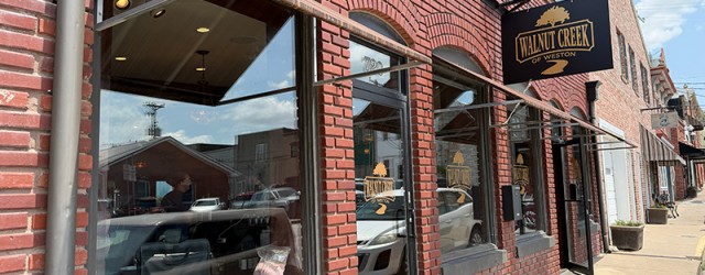 Downtown, Weston, MO Scooter’s 1878th bar, first visited in 2026. A second location for the existing Walnut Creek Winery in Holt, serving all the same wines. Unlike the Holt location...